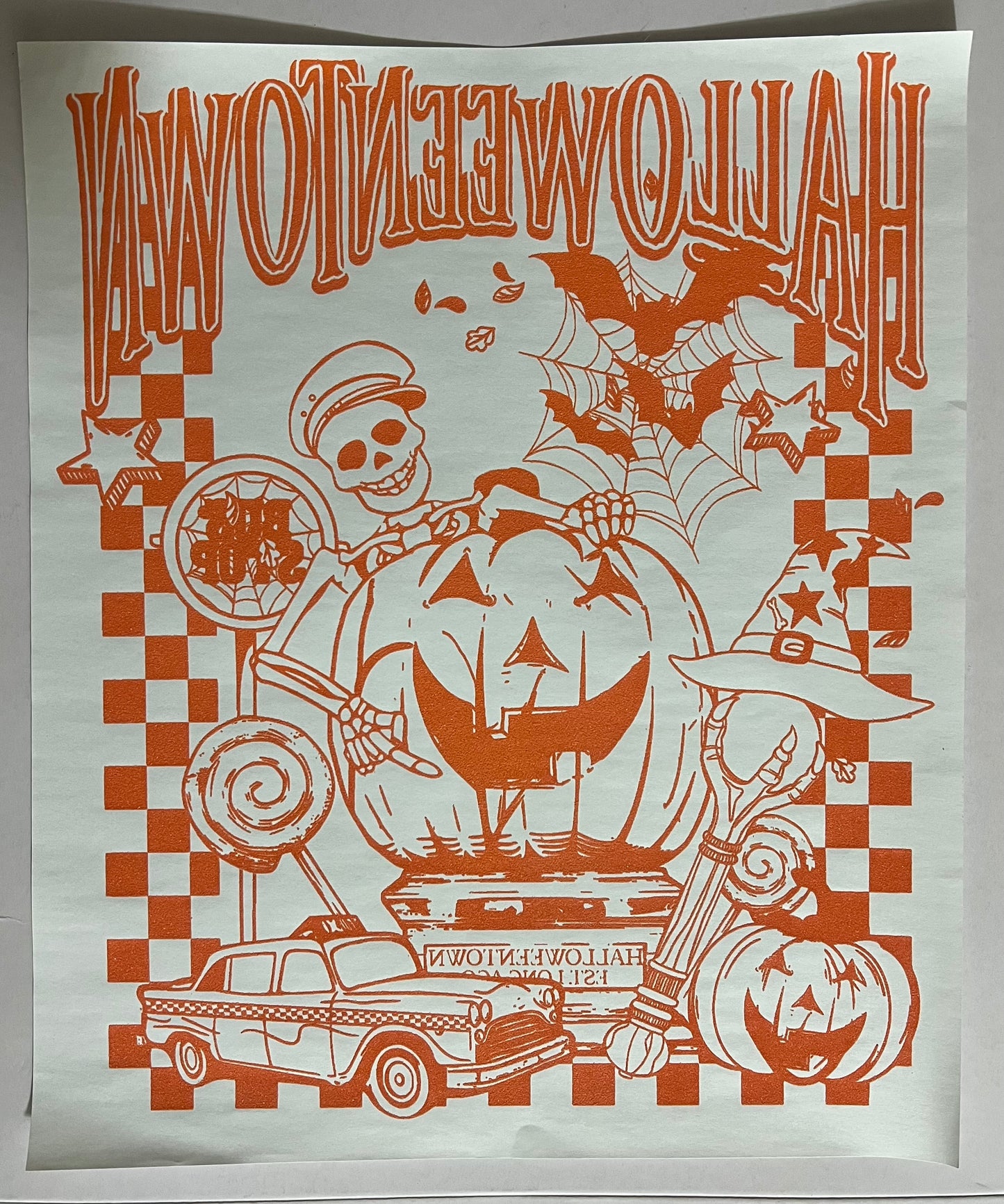 Halloween orange
