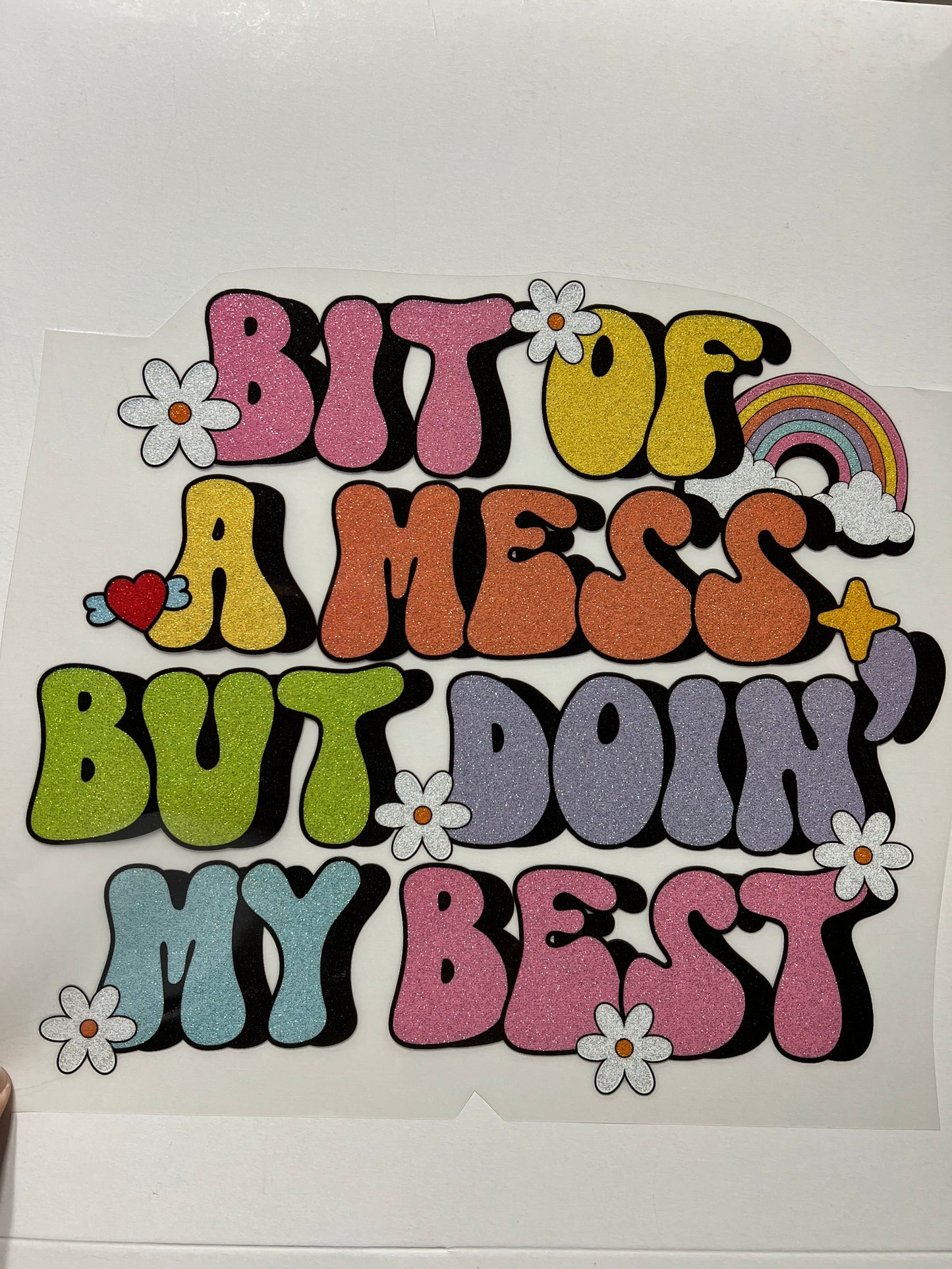 Big of a mess-glitter