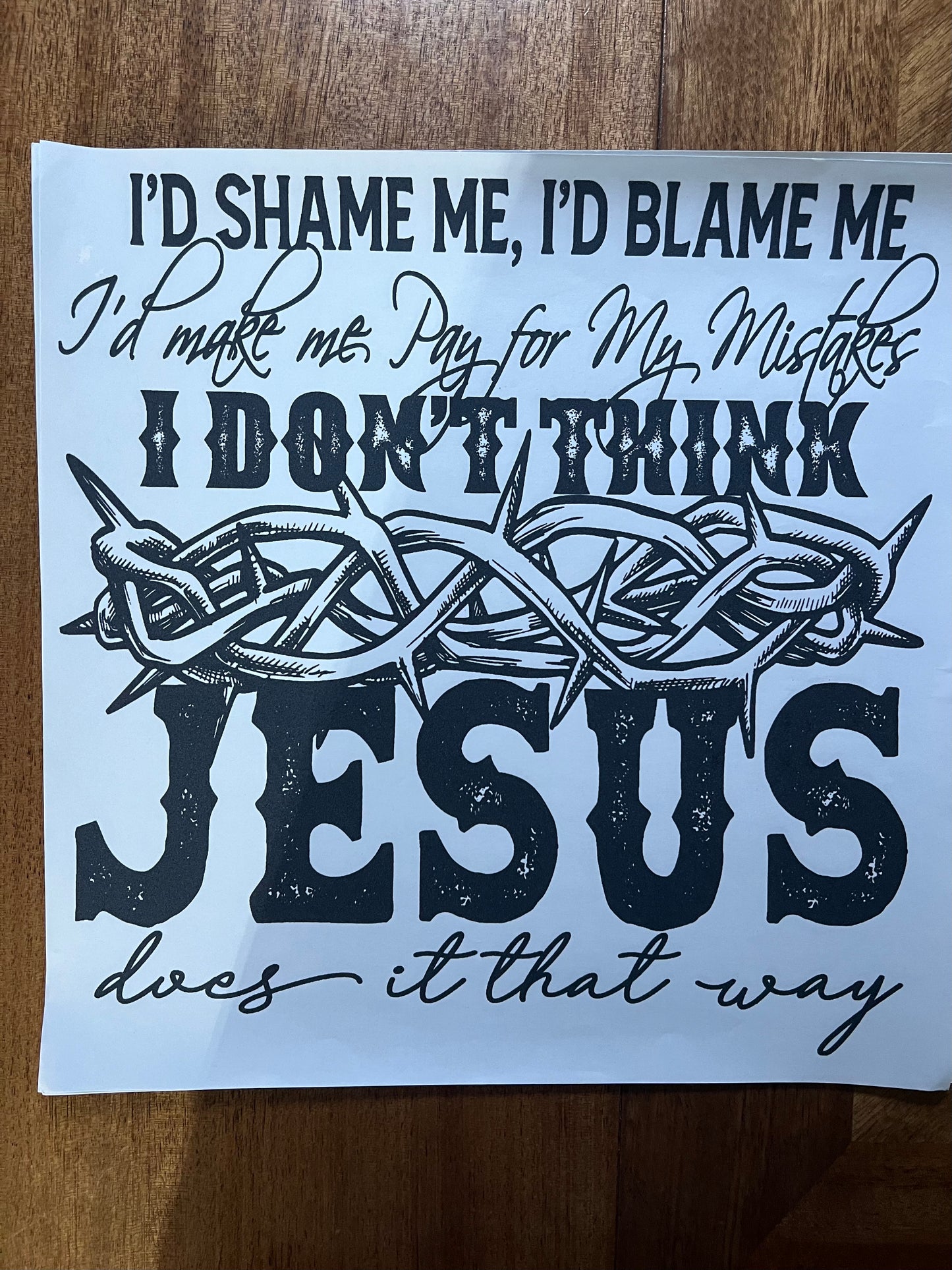 Jesus Does it