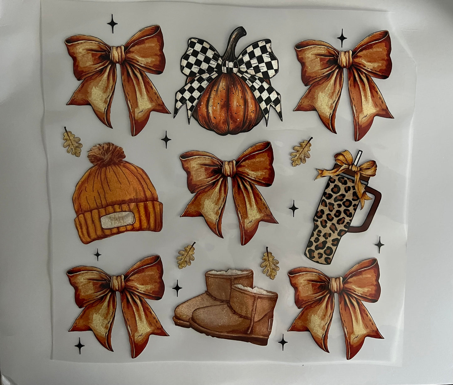 Fall Bows-Glitter