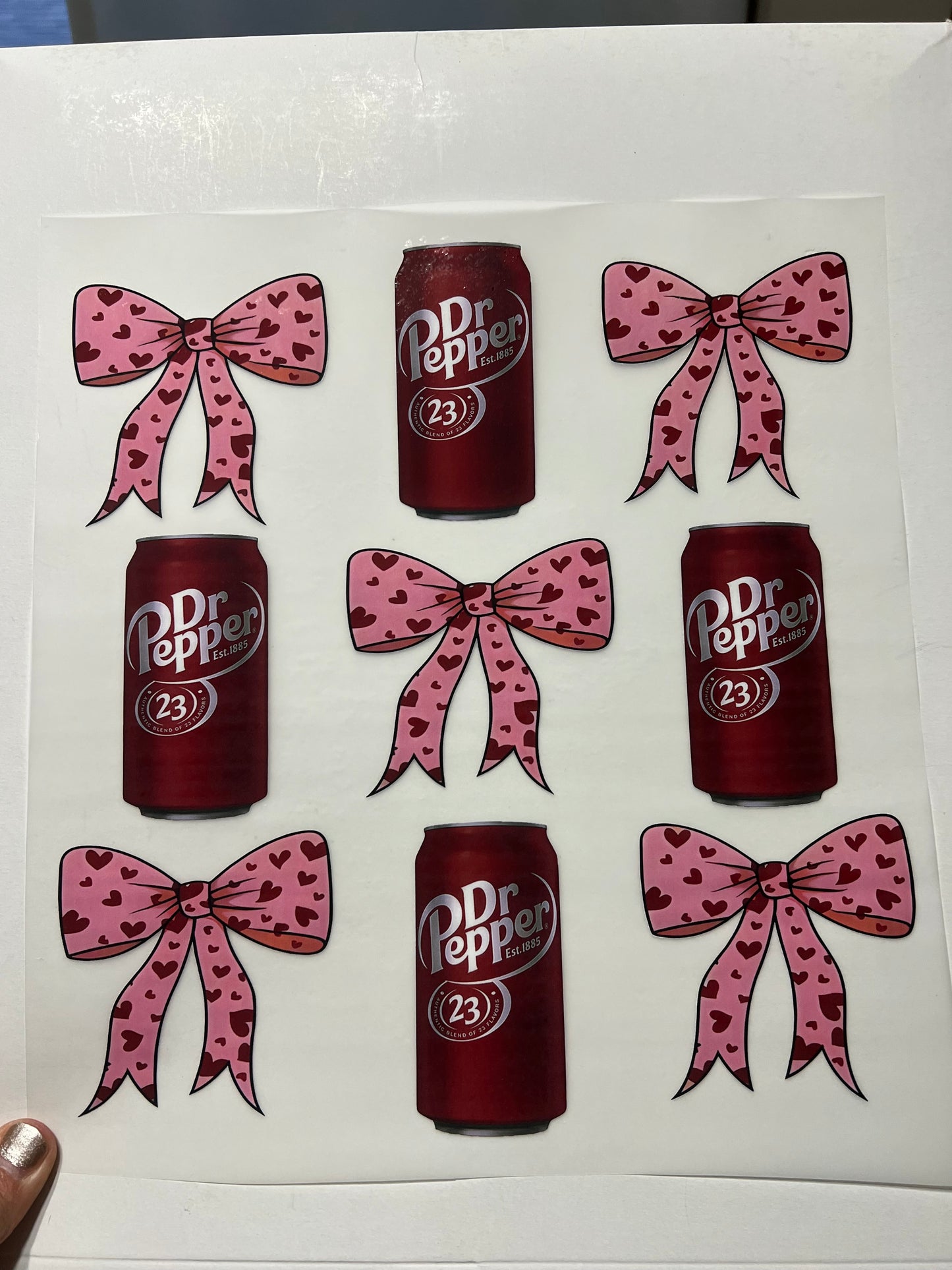 Dr Pepper Bow