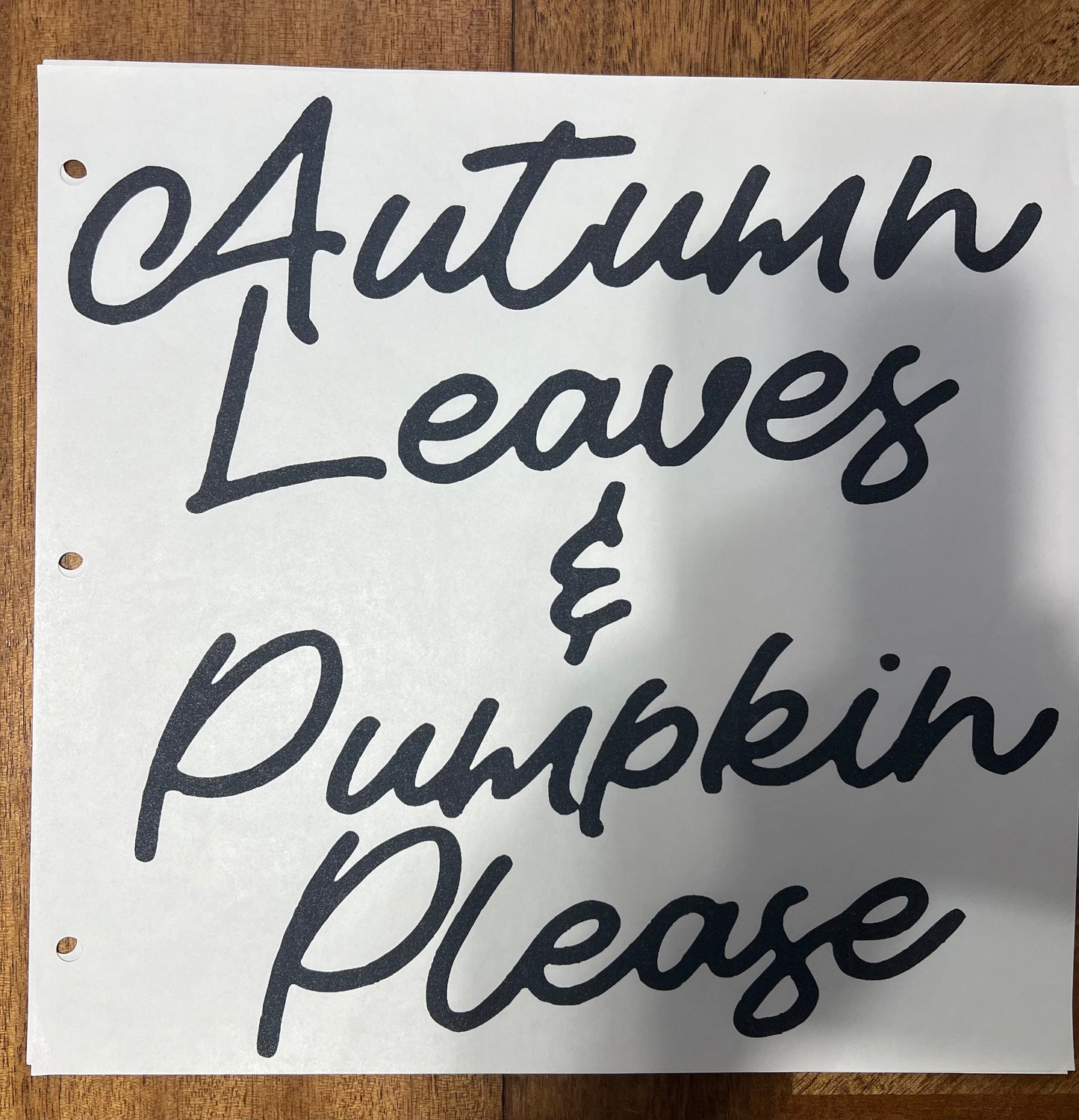 Autumn Leaves