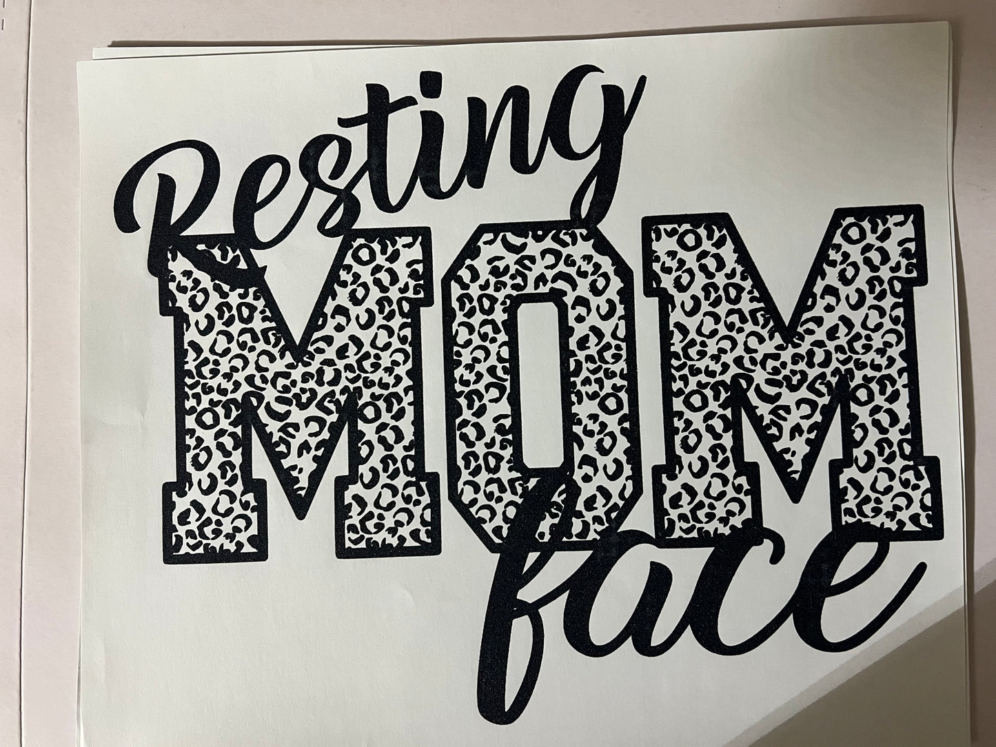 Resting mom face