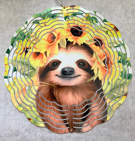 Sloth Sunflower Spinner