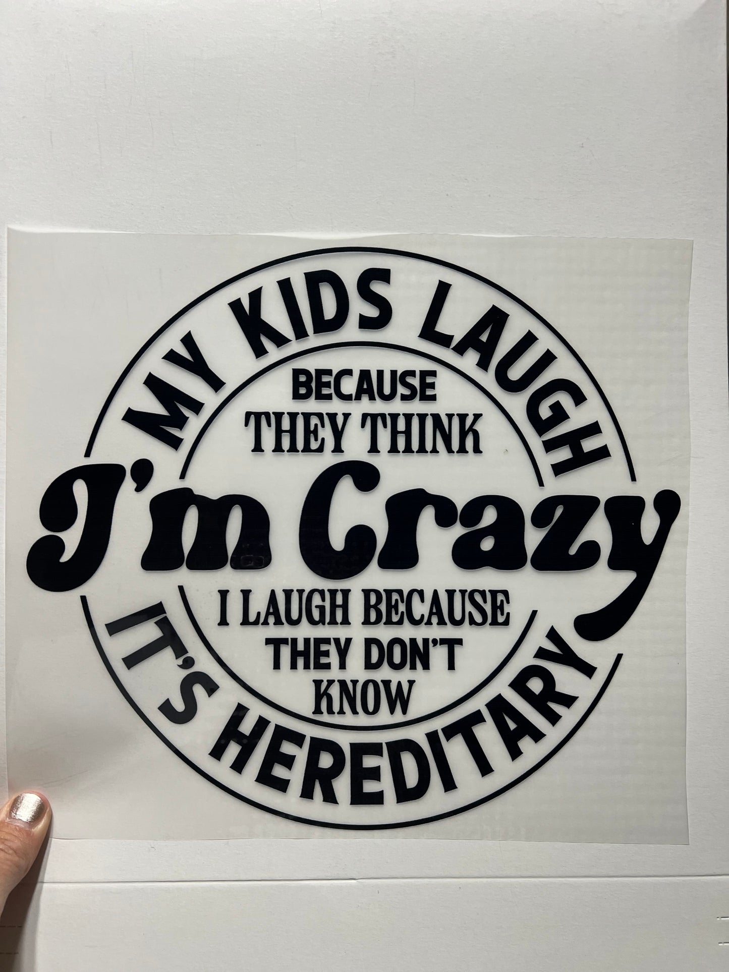 I’m crazy