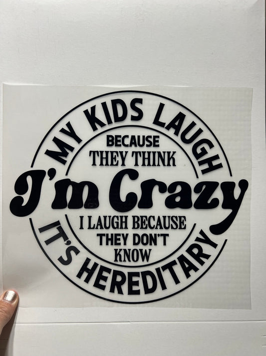 I’m crazy