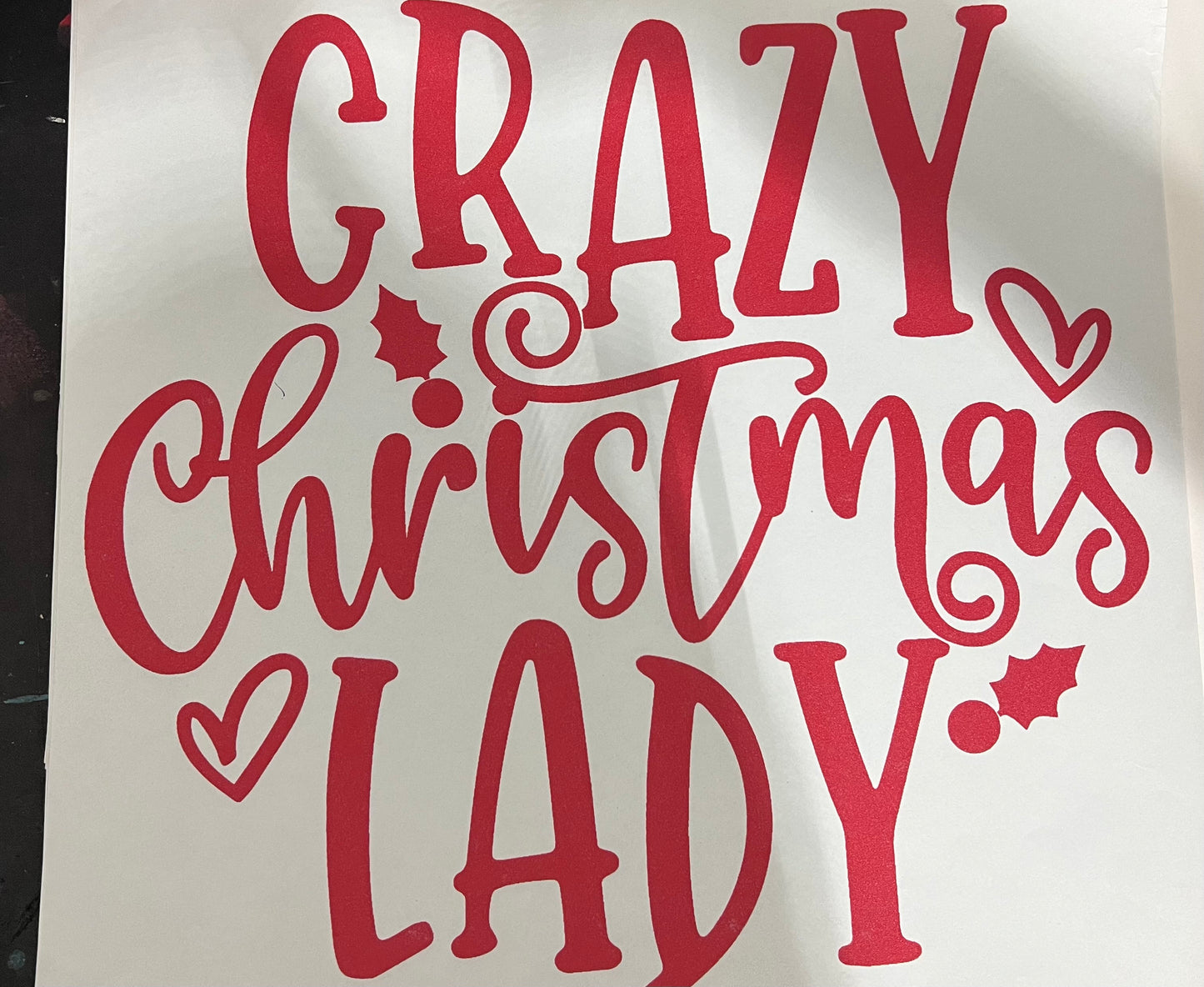 Crazy Christmas Lady