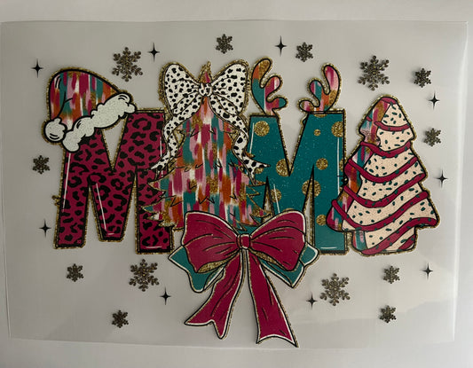 Xmas Cake Mama -Glitter