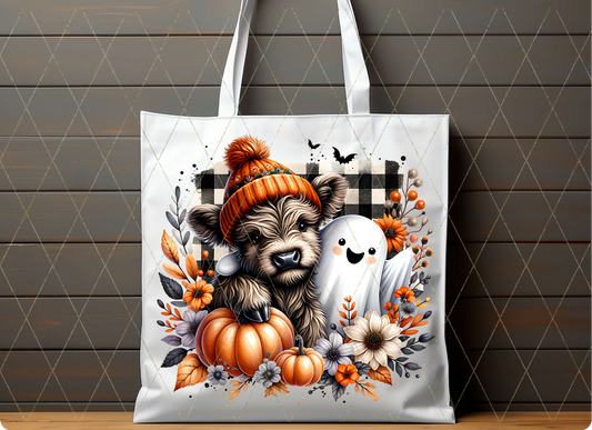 Cow/Ghost Fall Tote
