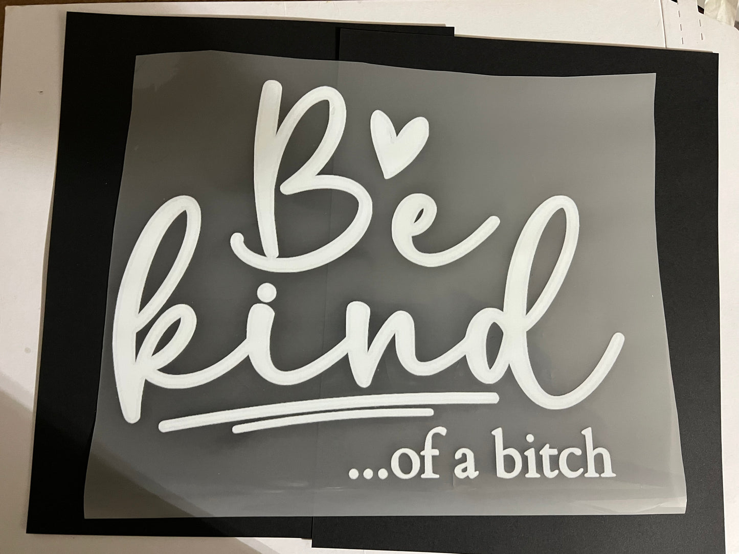 Be kind of a…