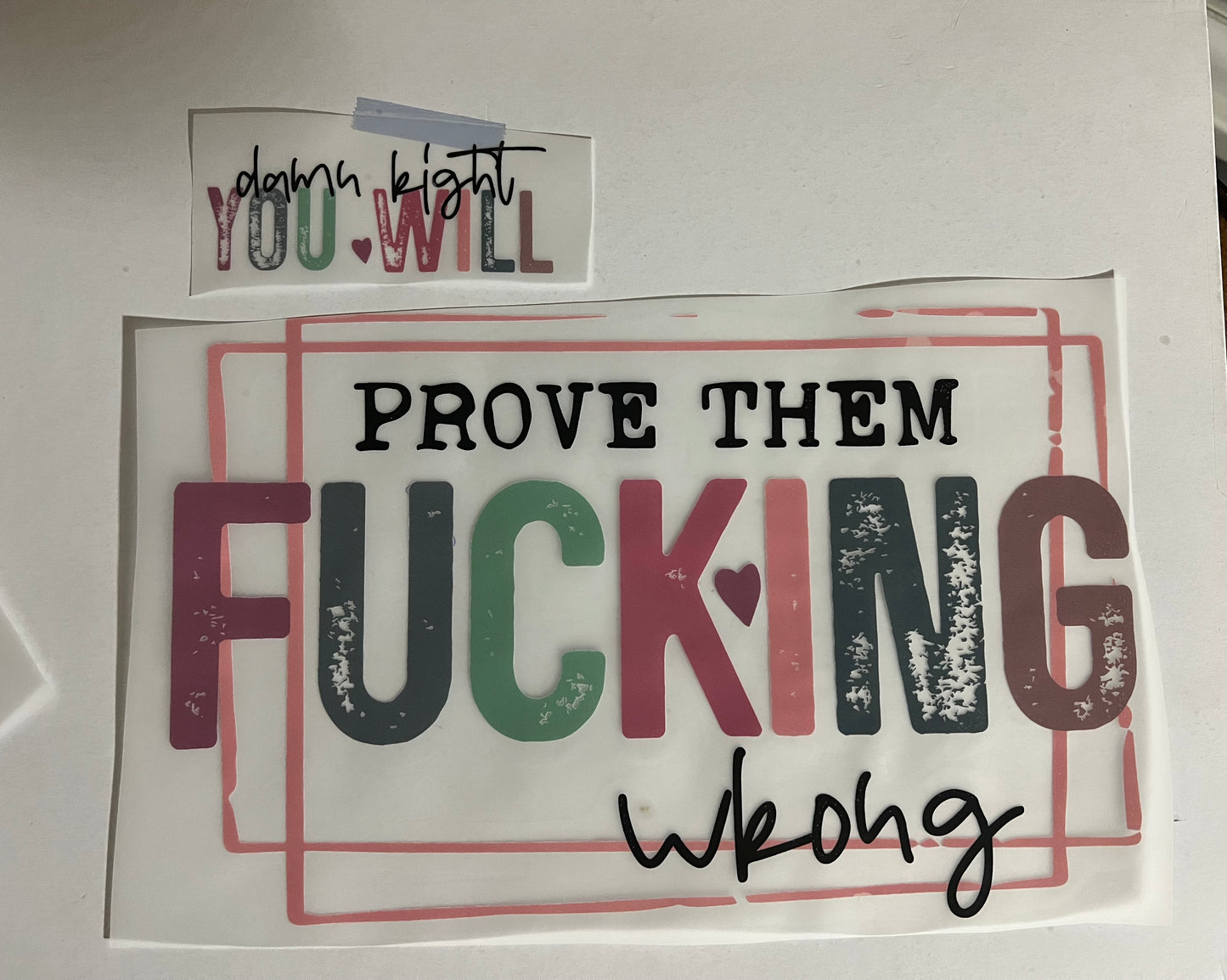 Prove them wrong