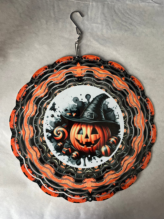 Pumpkin Witch Spinner