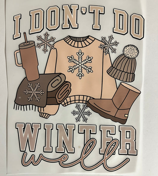 Don’t do winter boots