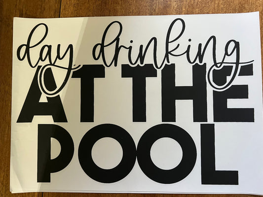 Day drinking pool