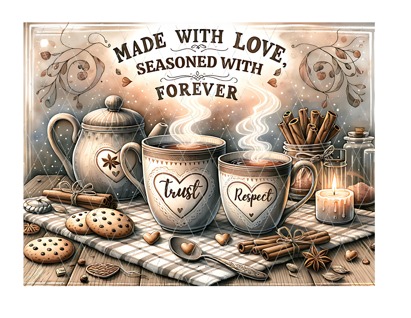 Made with love seasoned CB
