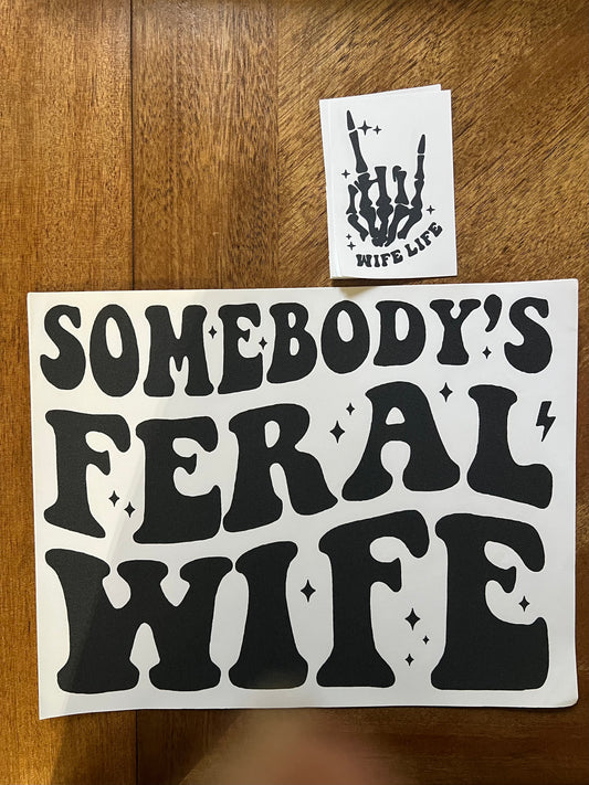Feral Wife w/pocket