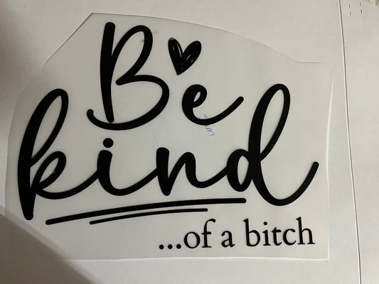 Be kind of a…