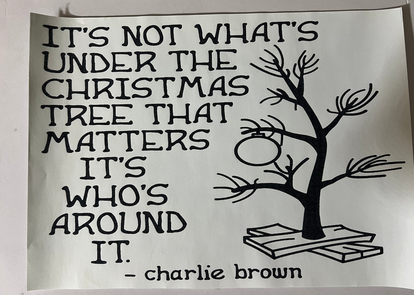 Charlie Brown Tree