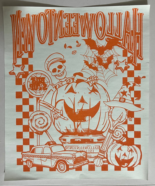 Halloween orange