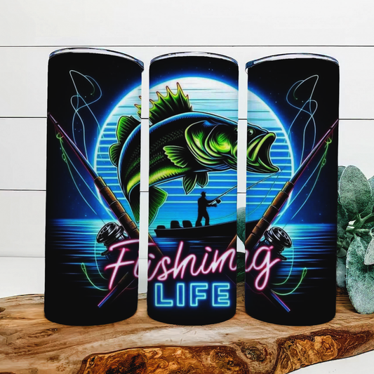 Fishing Life-Neon