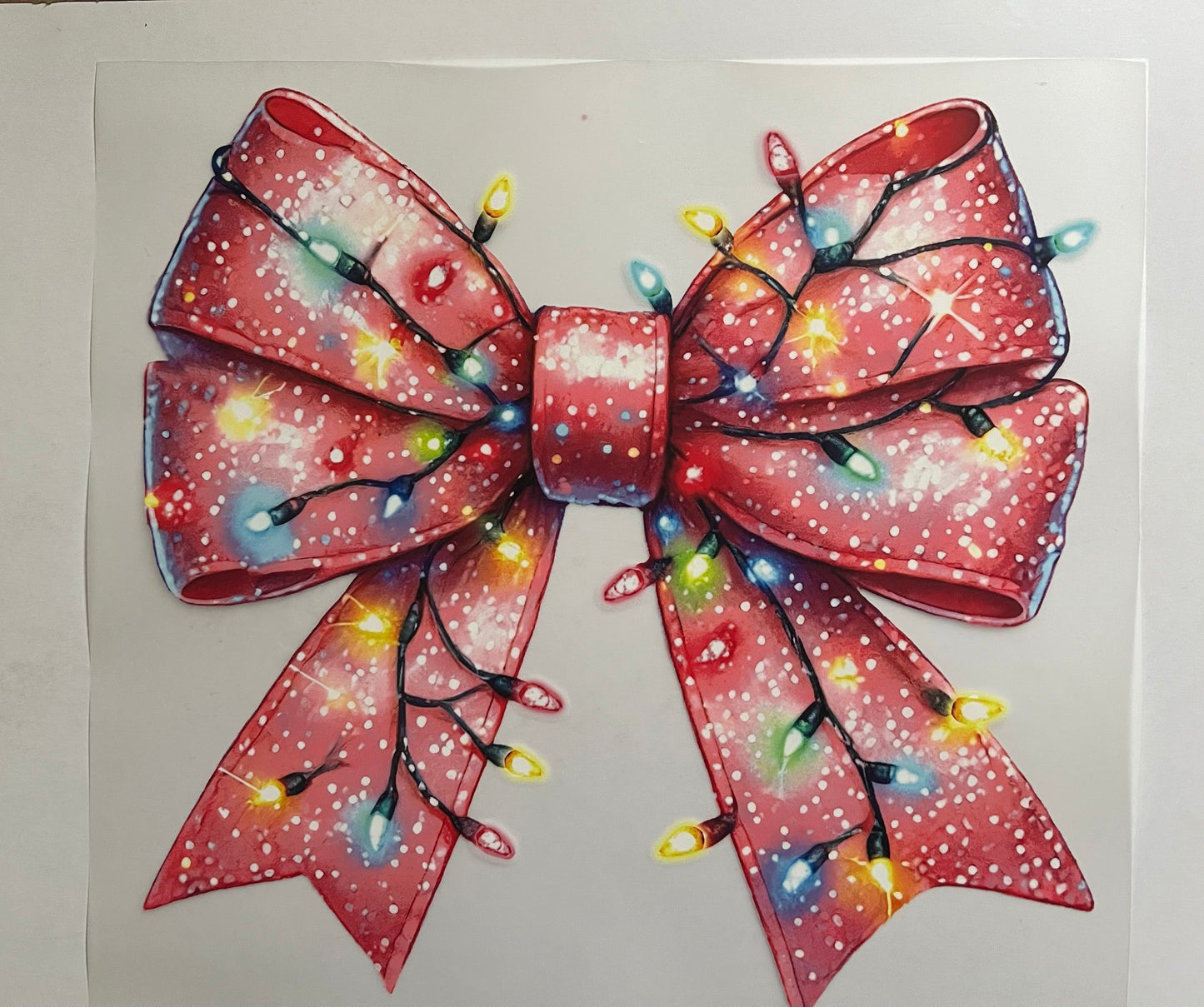 Pink Xmas Bow