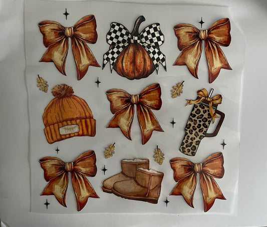 Fall Bows-Glitter