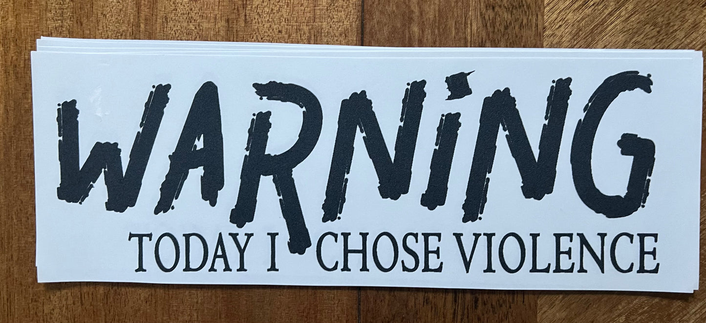 Warning