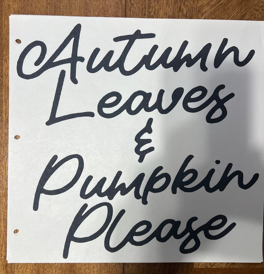 Autumn Leaves