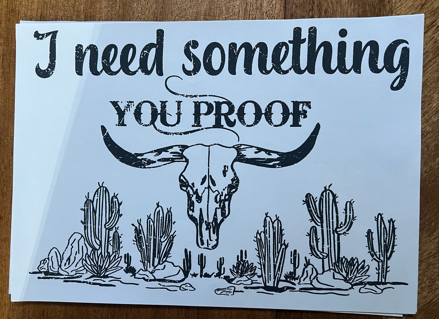You proof