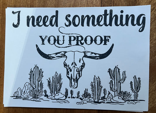 You proof