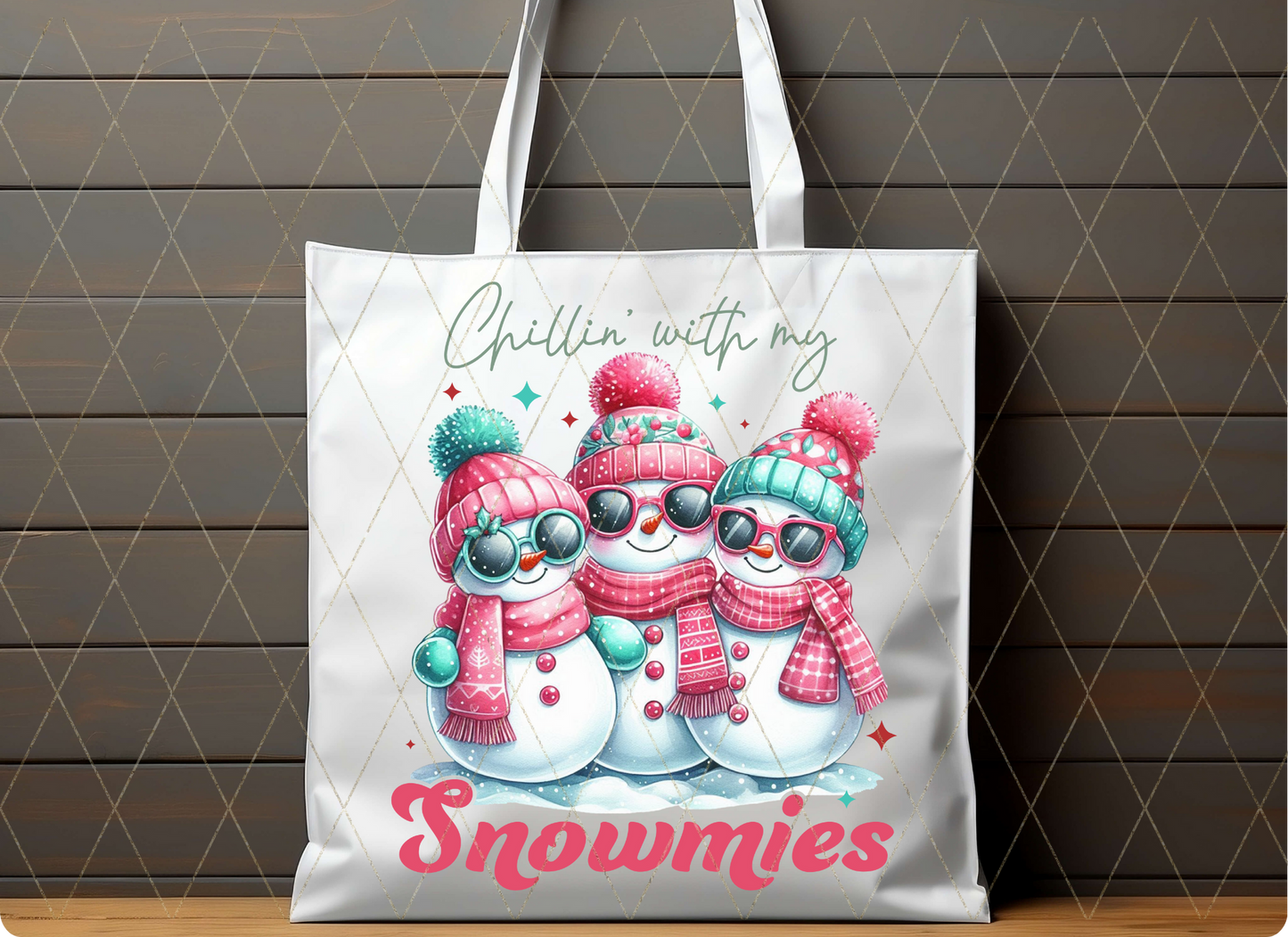 Chillin Snowmies Tote