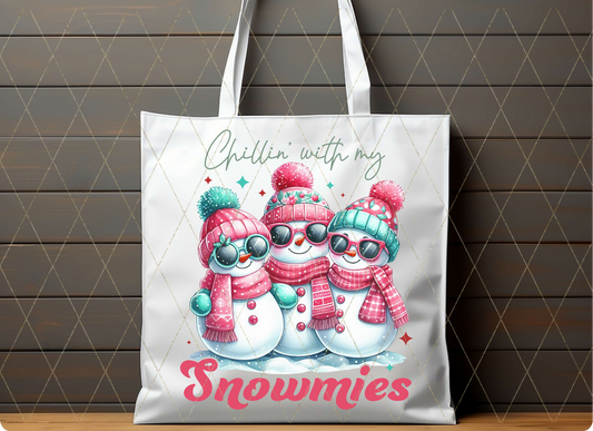 Chillin Snowmies Tote